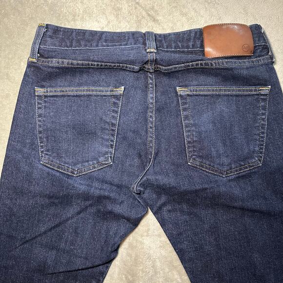 AG Adriano Goldschmied Selvage Jeans 30x24 The Nomad Straight Button Fly Denim - Picture 7 of 16